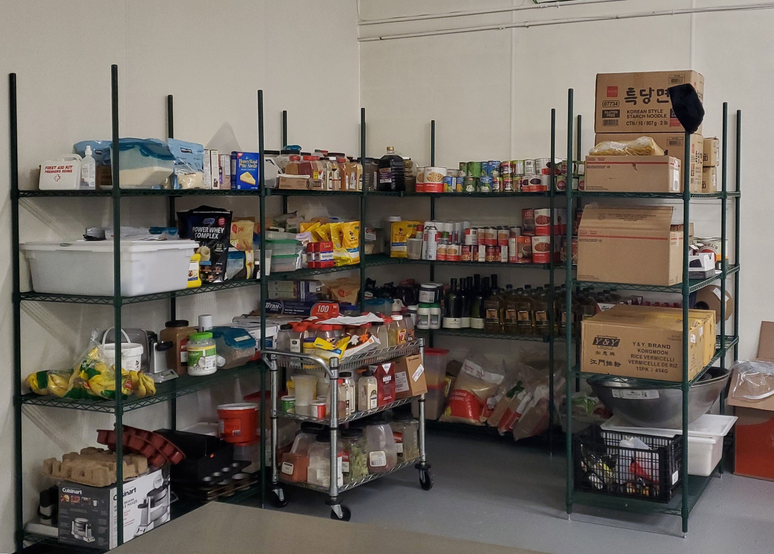 Commercial Food Storage Racks NSF 6 Tiers 120kg Chrome Plated